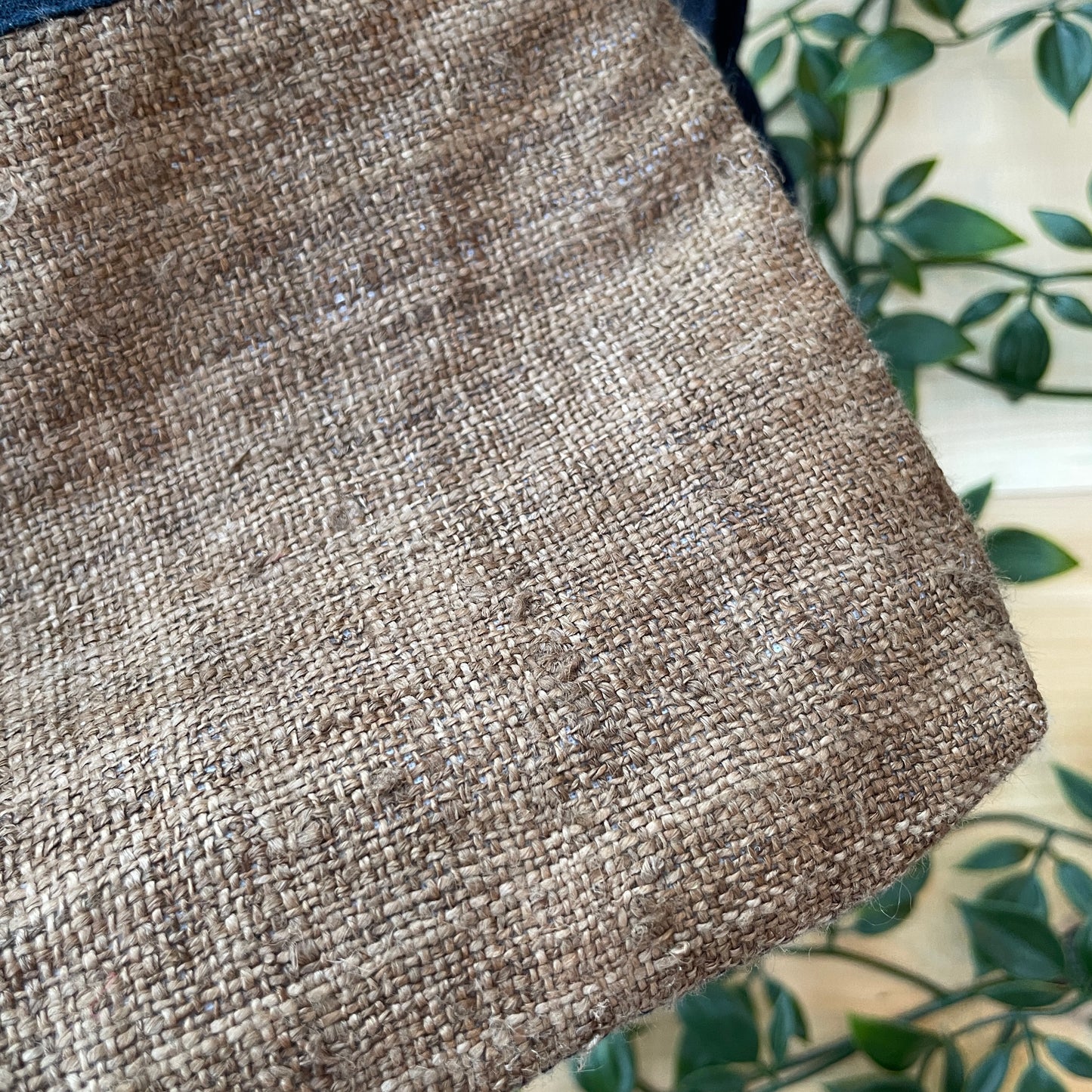 Diamond Indigo H’mong – Embroidery Hemp Pouch Bag