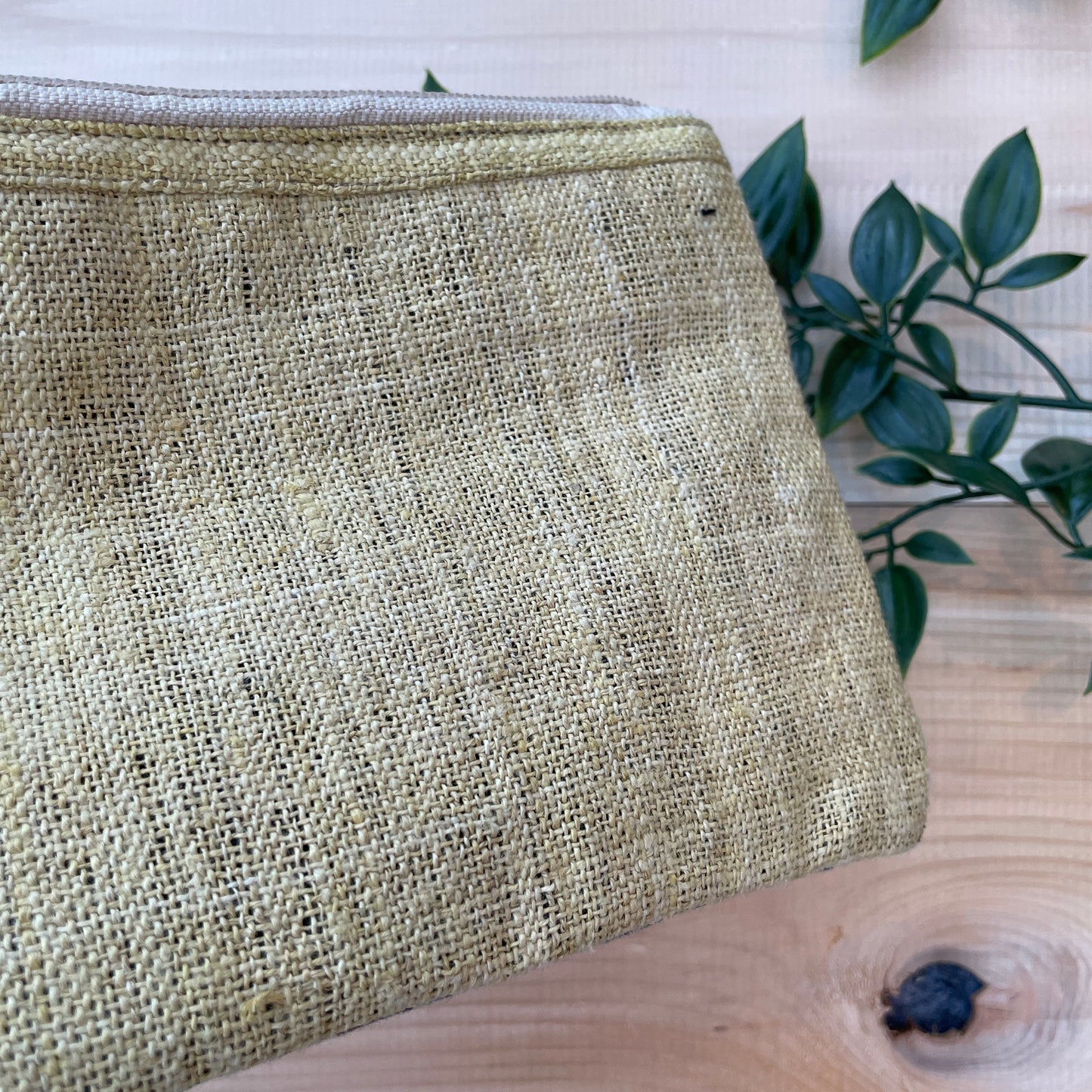 Maze Indigo – H’mong Handmade Hemp Pouch Bag