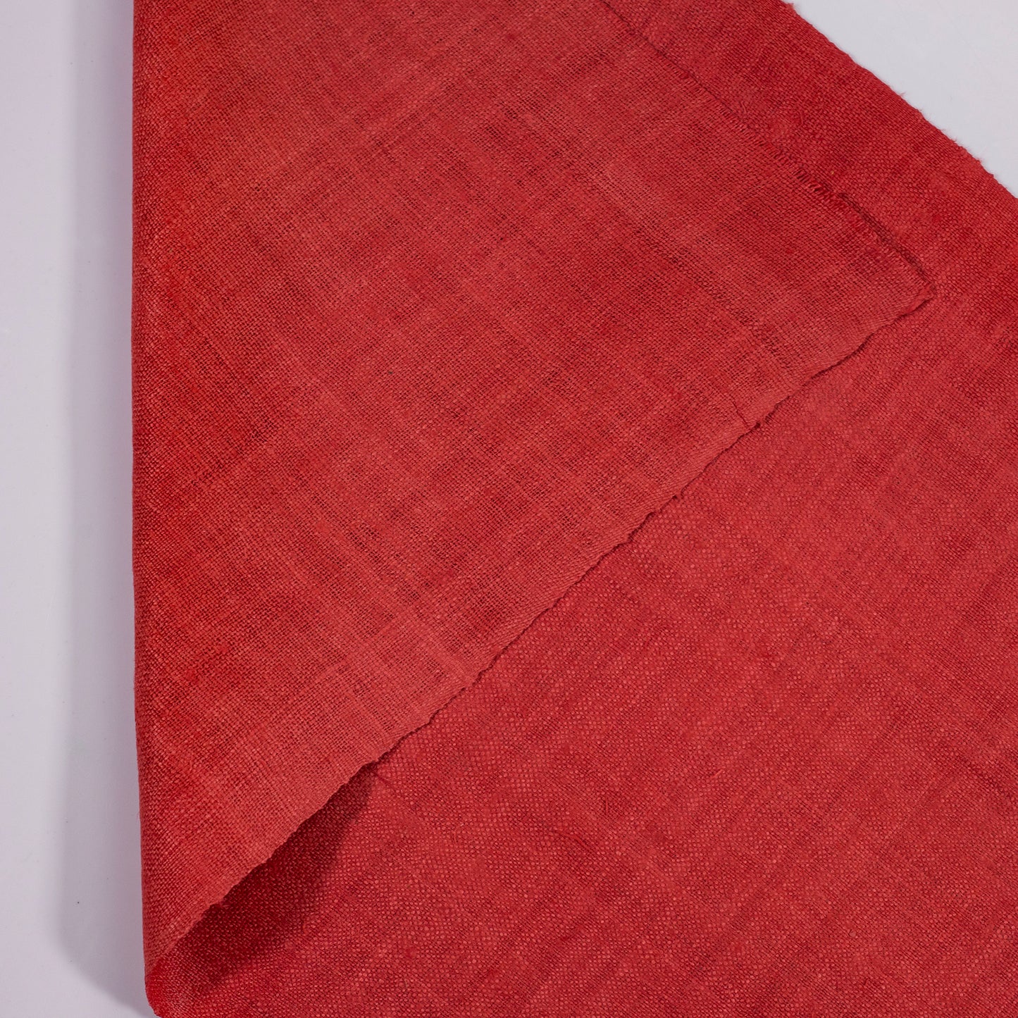 Raw hemp, natural color in RED