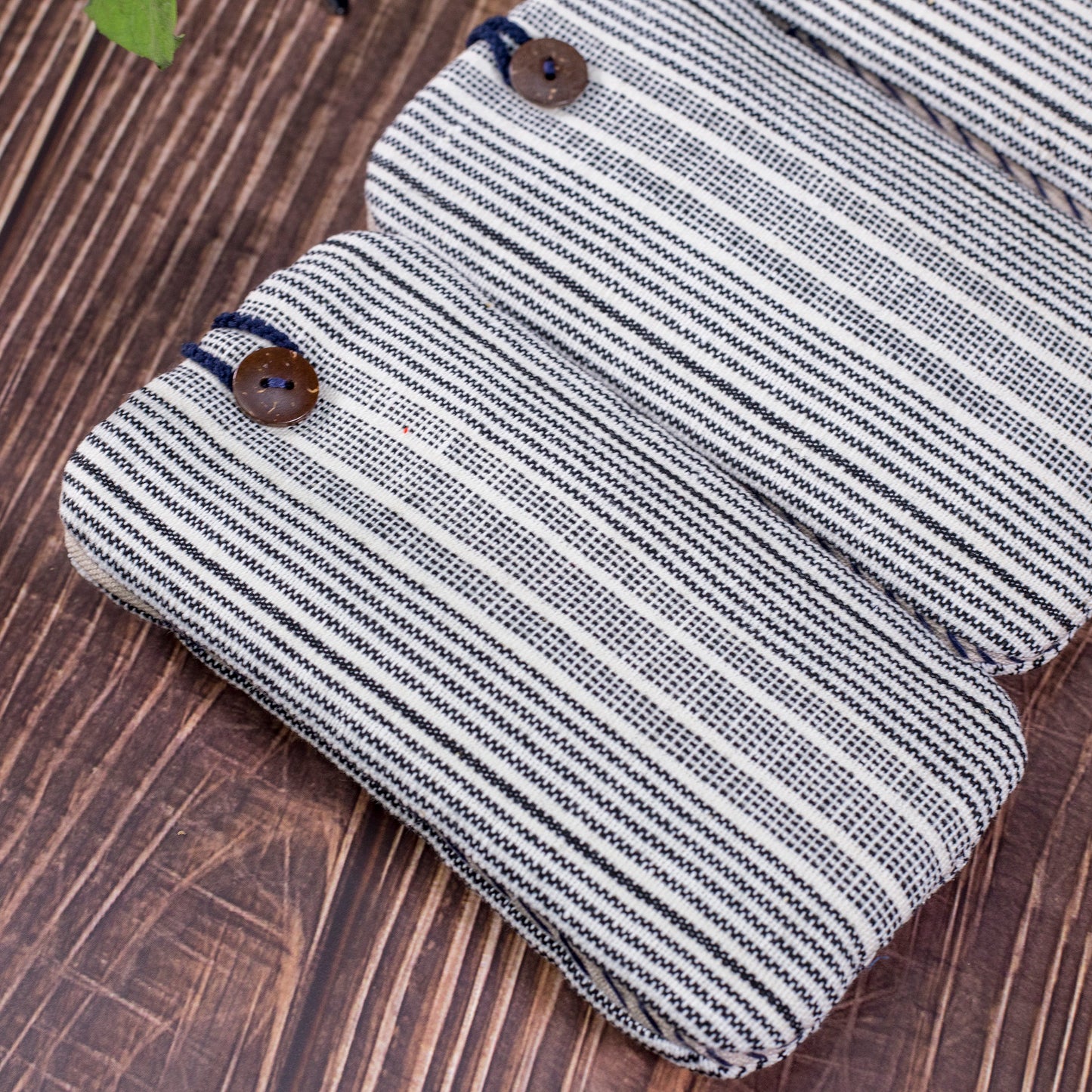 Handwoven phone case / glass case, authentic H'mong fabric, shock absorption layer