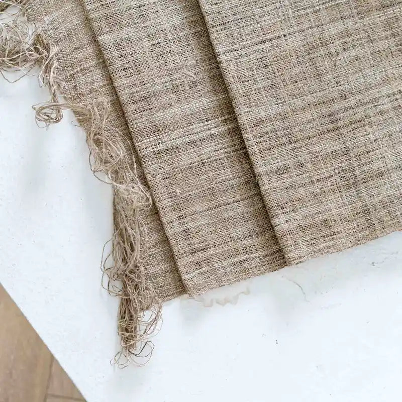 Handwoven Raw Hemp – Our Signature Fabric