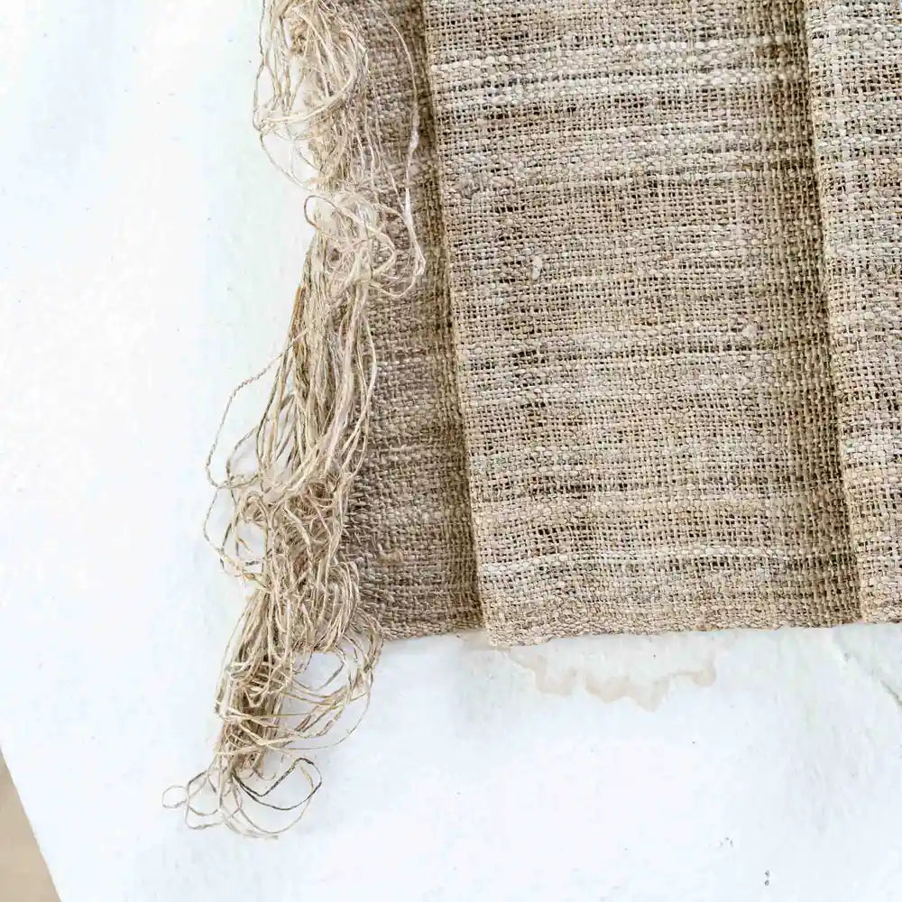 Handwoven Raw Hemp – Our Signature Fabric