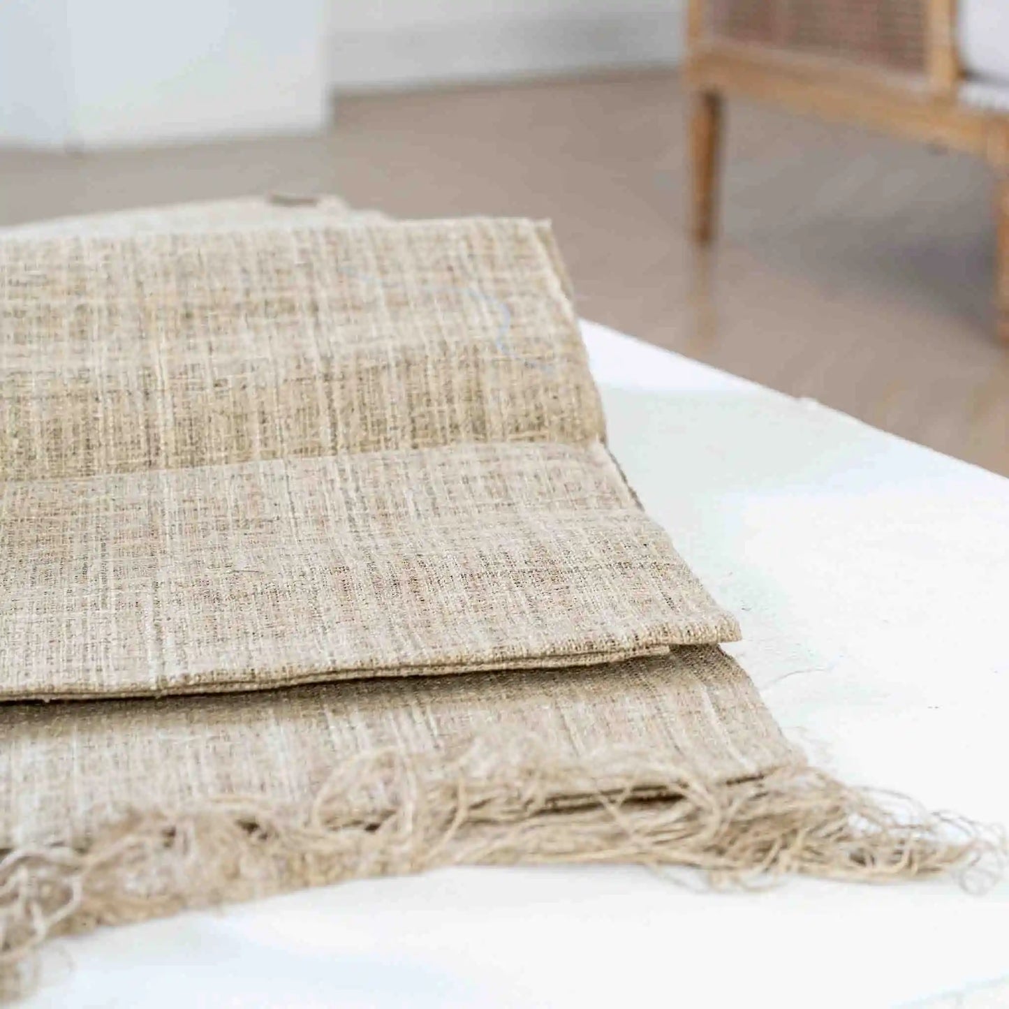 Handwoven Raw Hemp – Our Signature Fabric