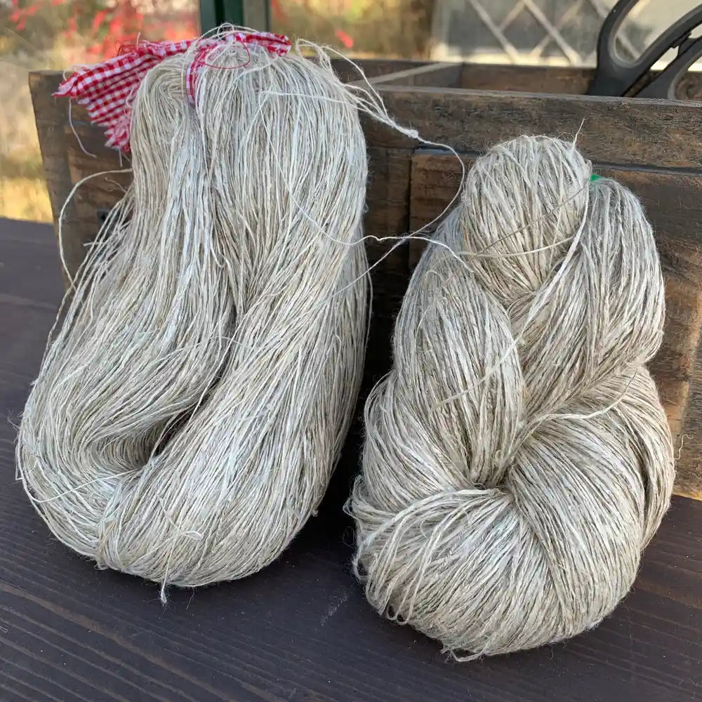 Naturligt Ofärgat Hampagarn – Handgjort av H’mong-kvinnor