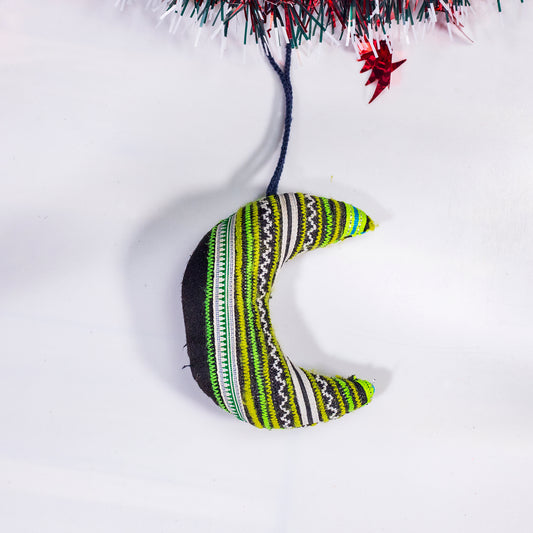 Christmas Tree decor- Lime green embroidery